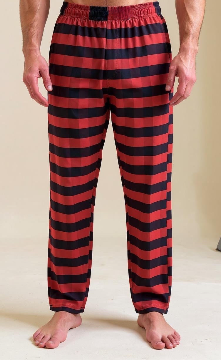 Red black pants only