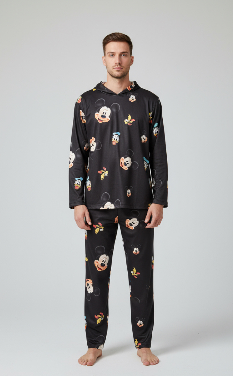 Black disney velvet set