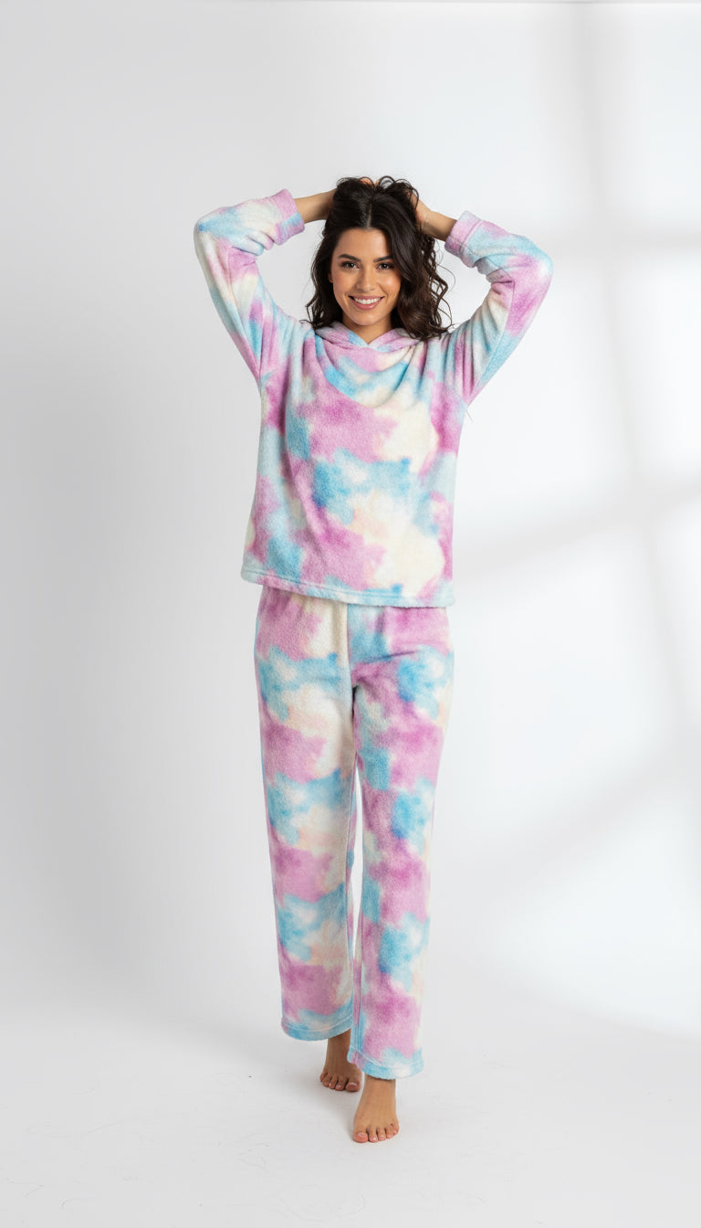 Fur tie dye Set