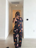 Black Netflix half sleeves set