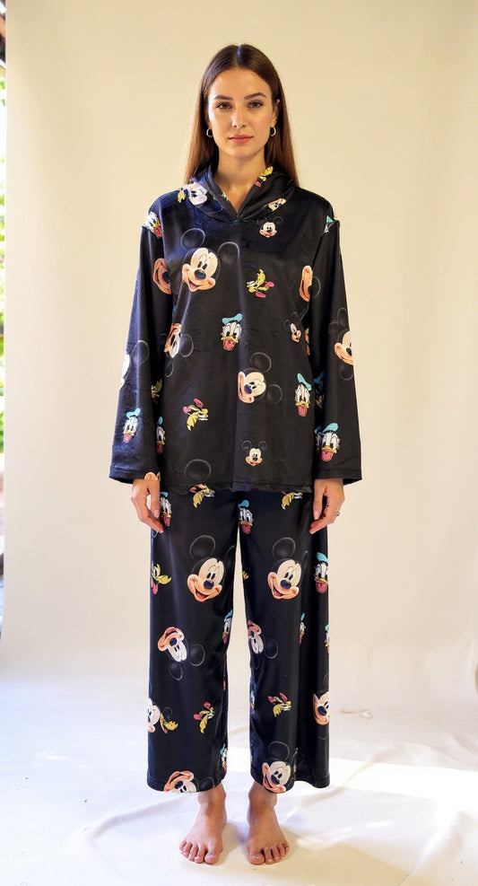 Black disney velvet set