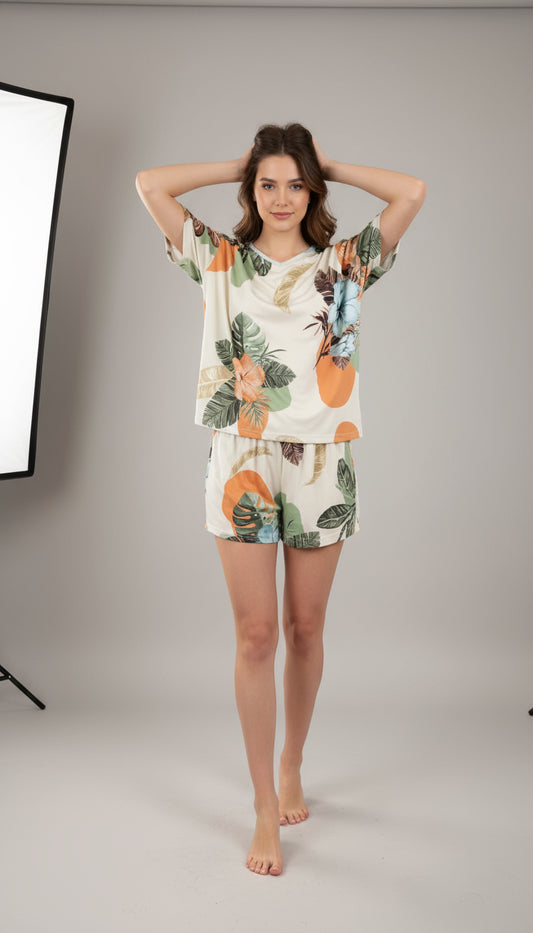 Sahara half sleeves and short set