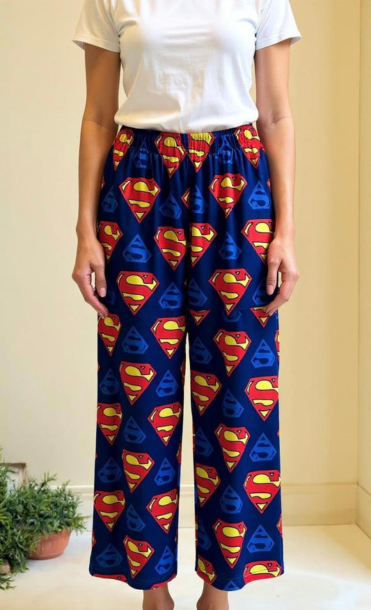 Superman pants only