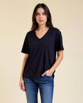 Black Tshirt viscose