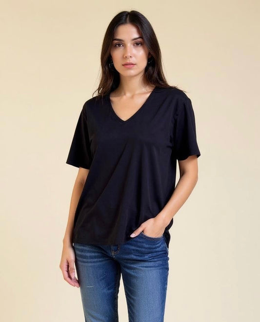 Black Tshirt viscose