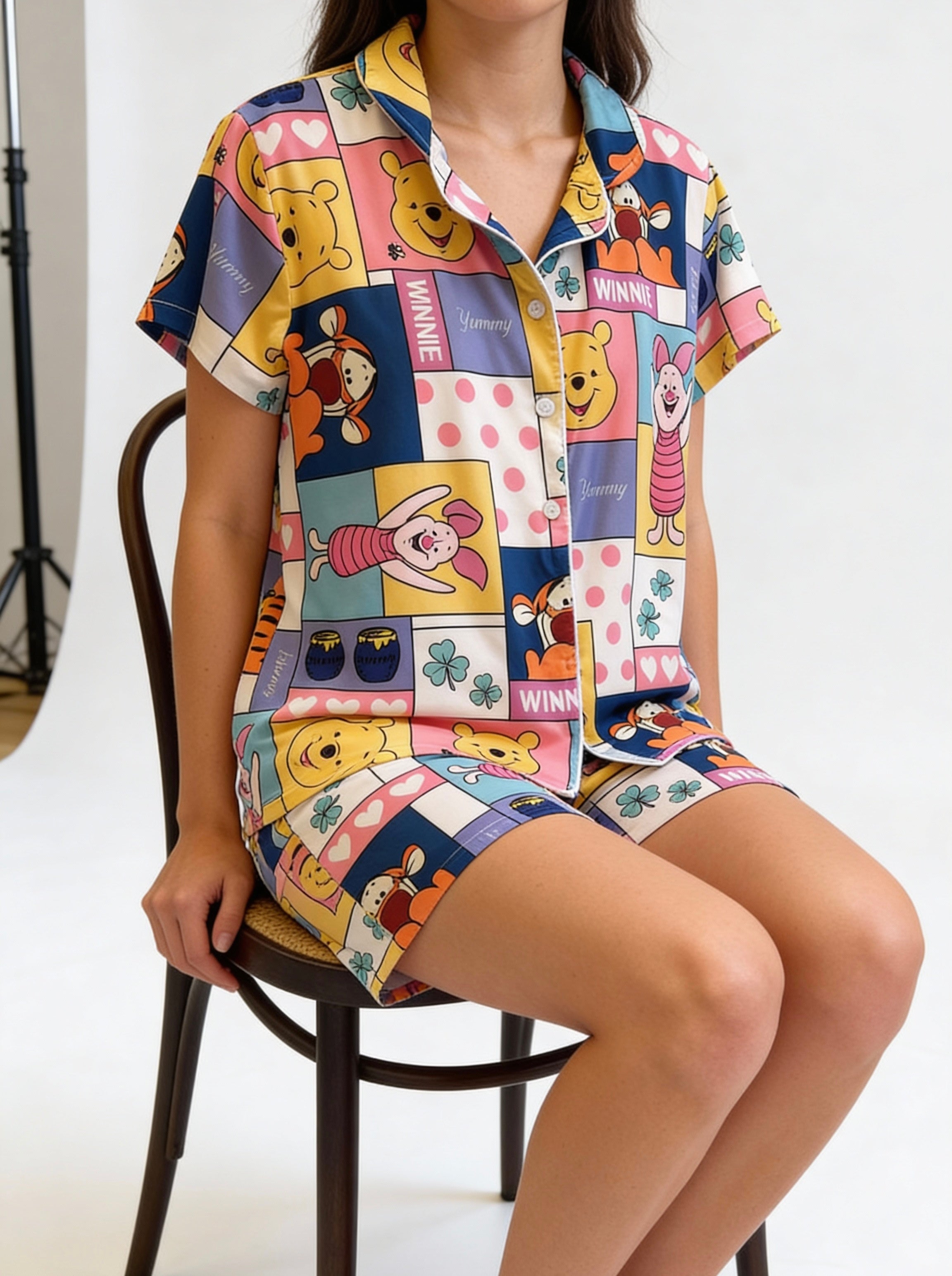 Winnie the pooh half sleeves set