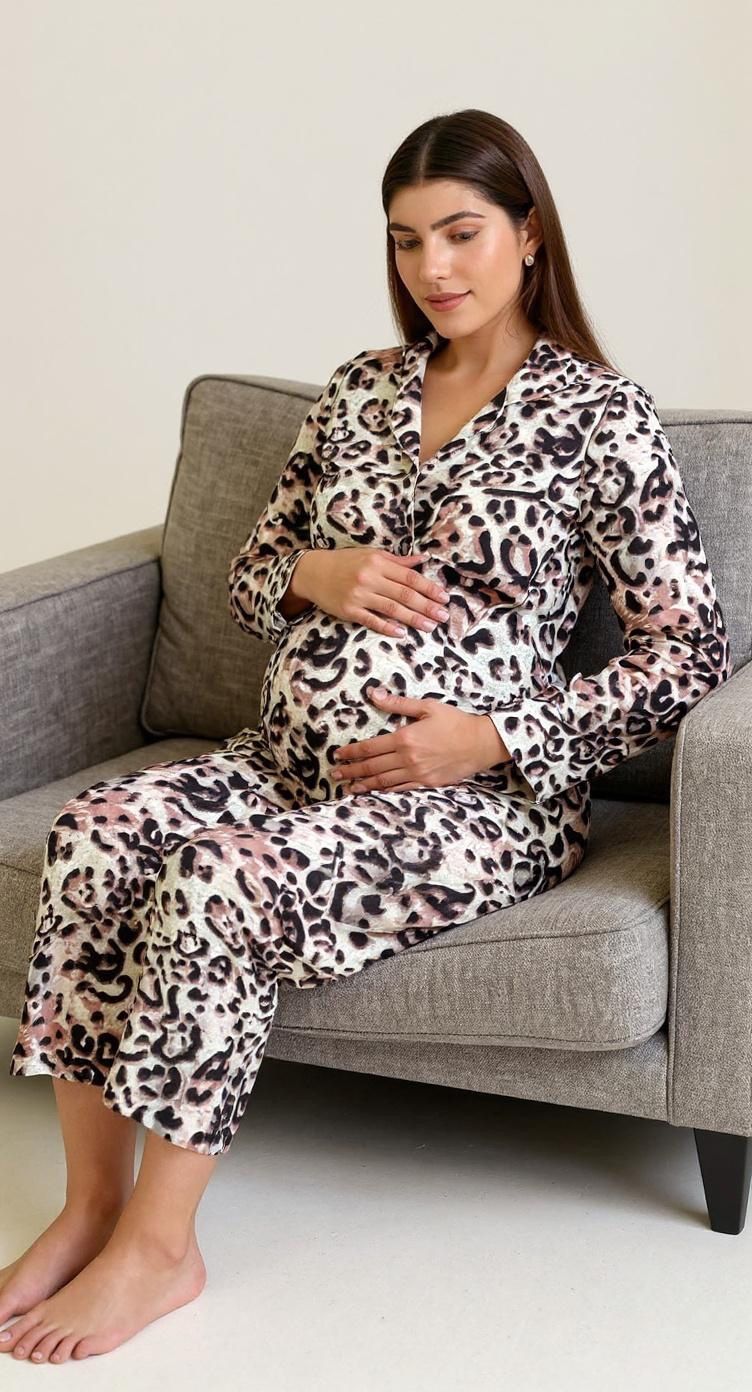 Tiger buttoned set