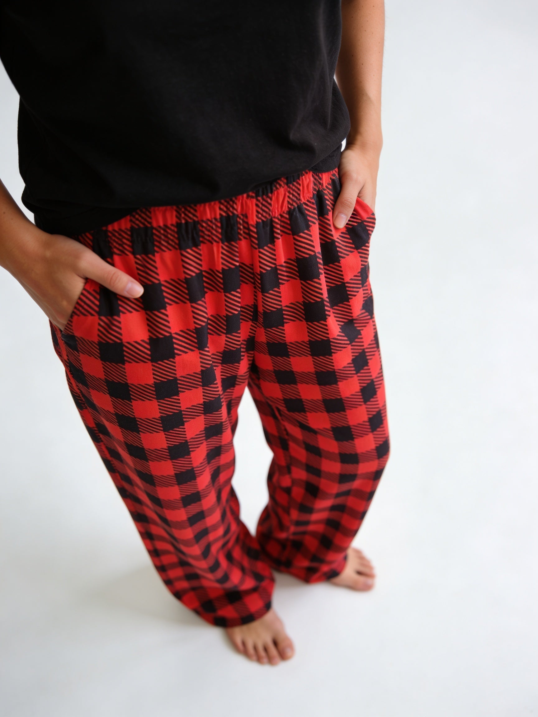 New Red Careaux Pants