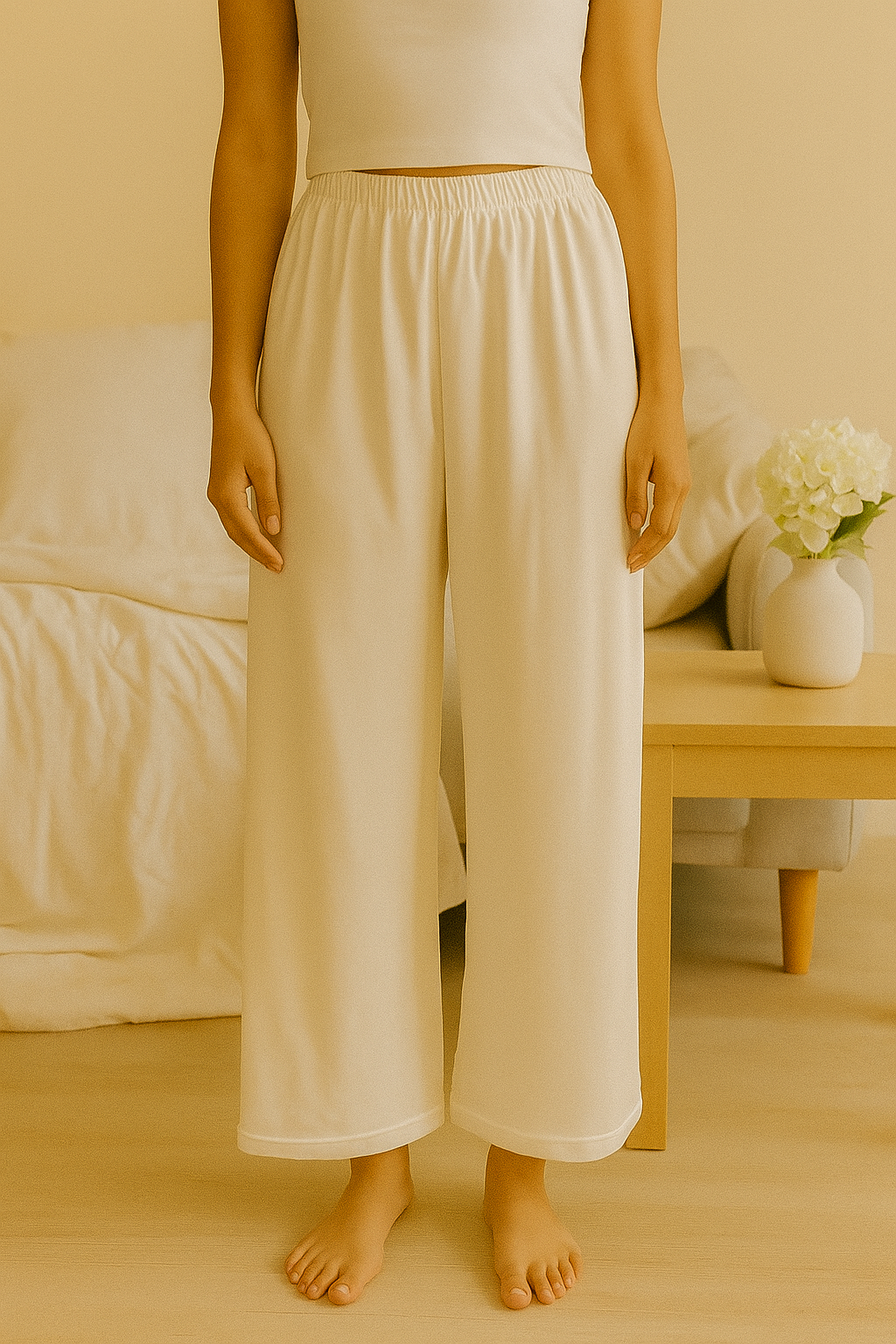 White Soft Pants only