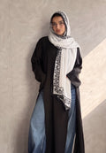 Modal Black white Scarf