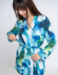 Ocean blue robe only