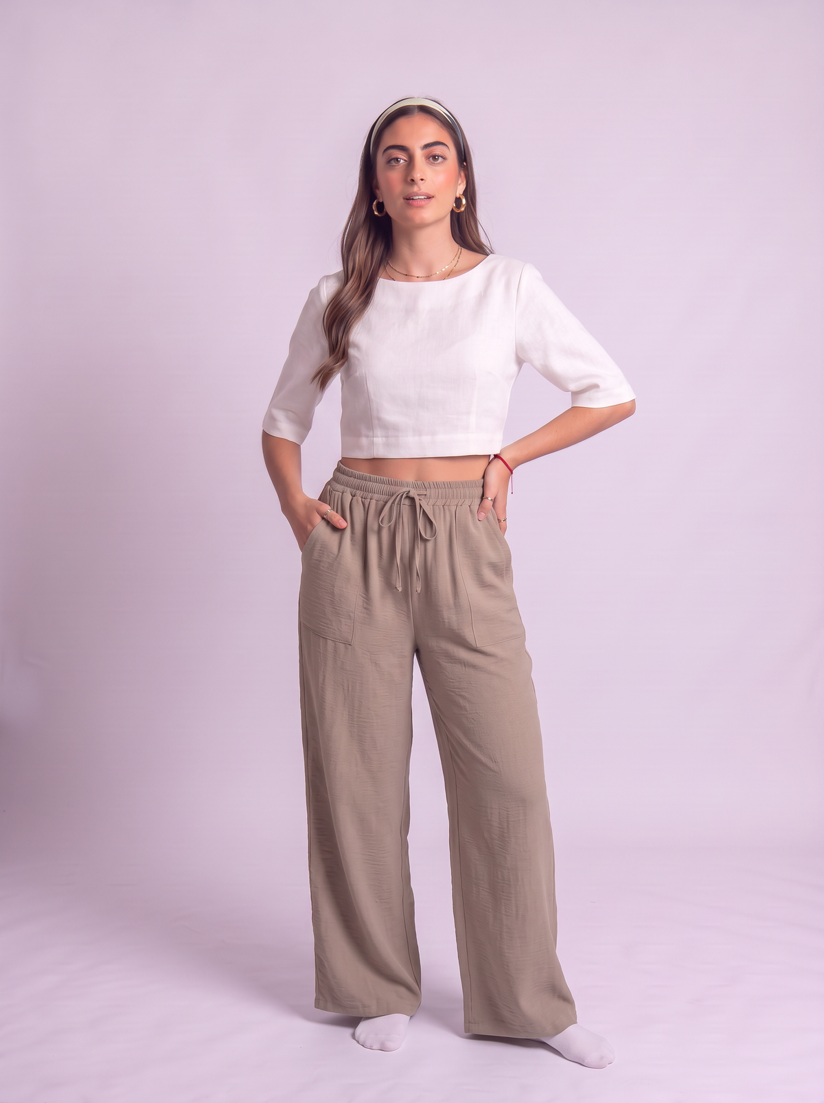 Linen Caffe pants