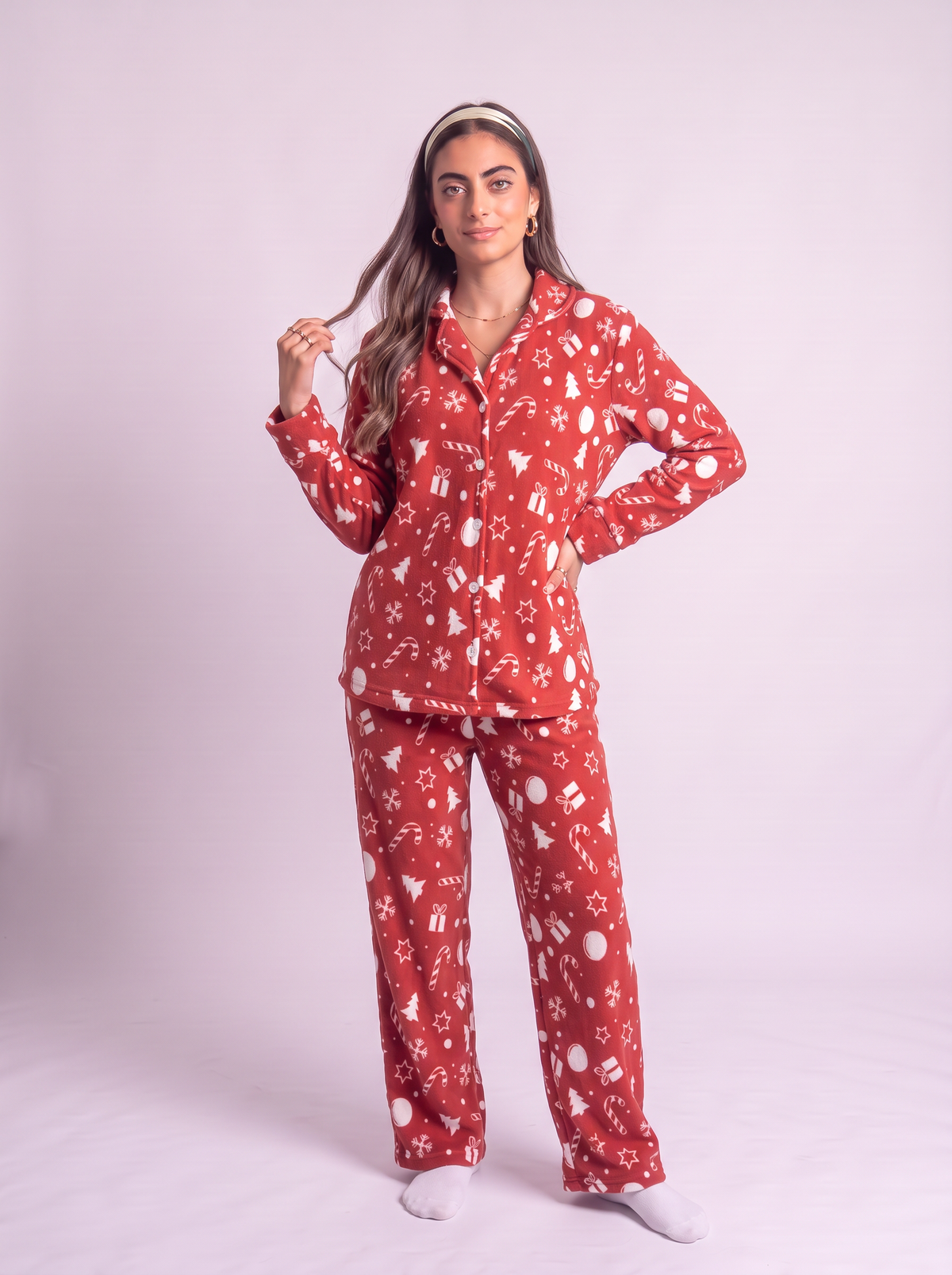 Red Christmas velvet set