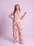 Blue roots Buttoned Velvet