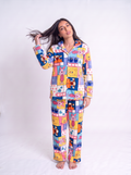 Winnie the pooh fur buttoned set