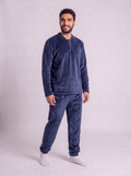 Full navy velvet set