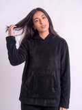 Black hoodie velvet only