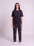 Marvel pants with black cotton Tshirt