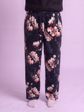 Black flory velvet pants only