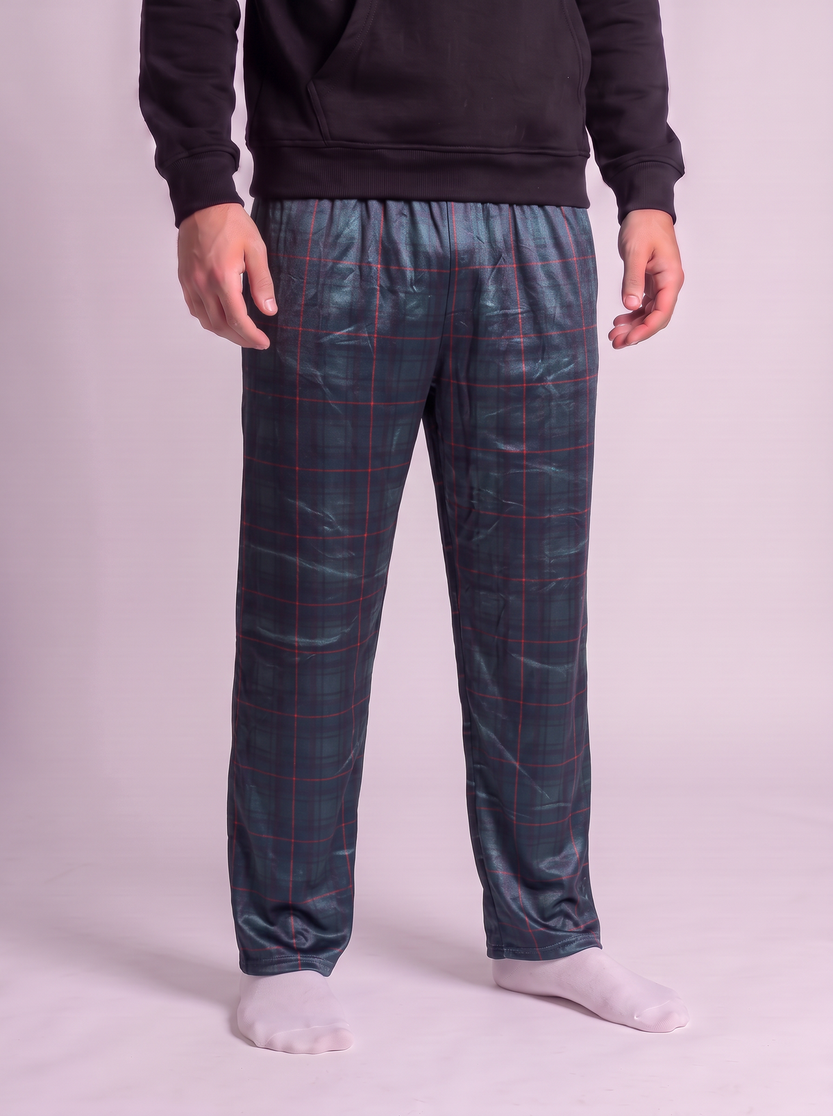 Olive velvet pants only