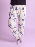 White blue fur pants only