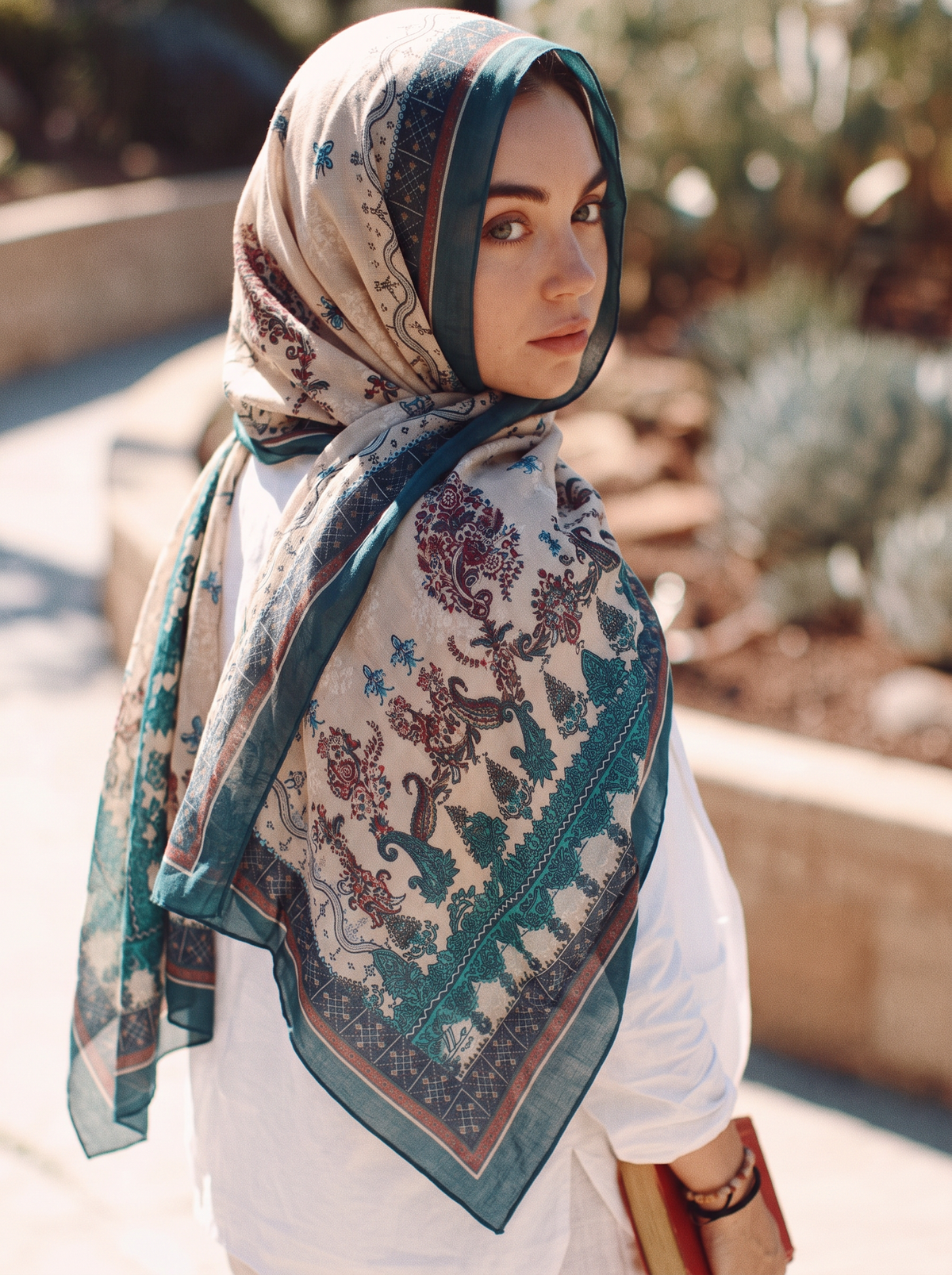 Modal Paisley Scarf