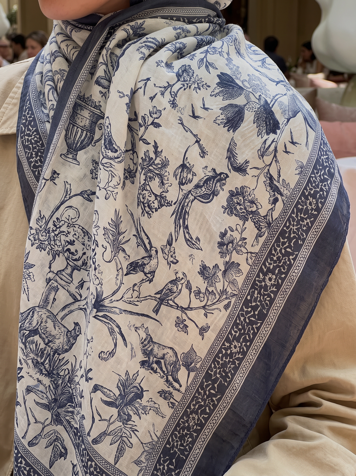 Modal Ocean Treasure scarf