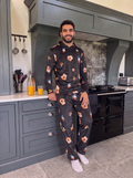 Black disney velvet hoodie set