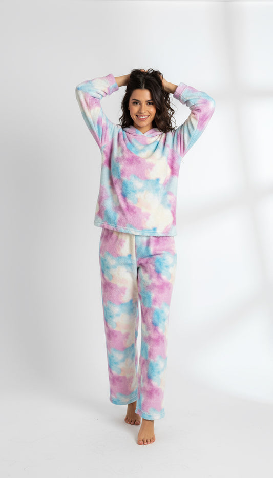 Fur tie dye Set