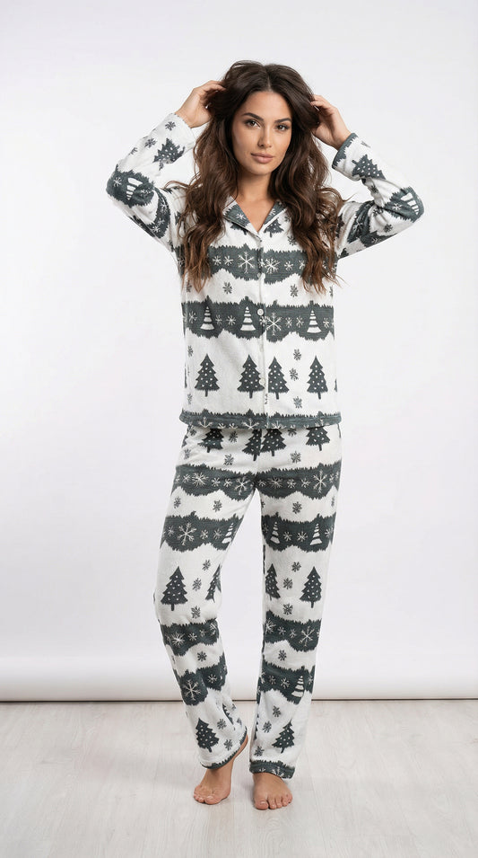 Olive Christmas tree velvet set