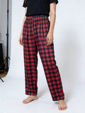 Red careaux pants