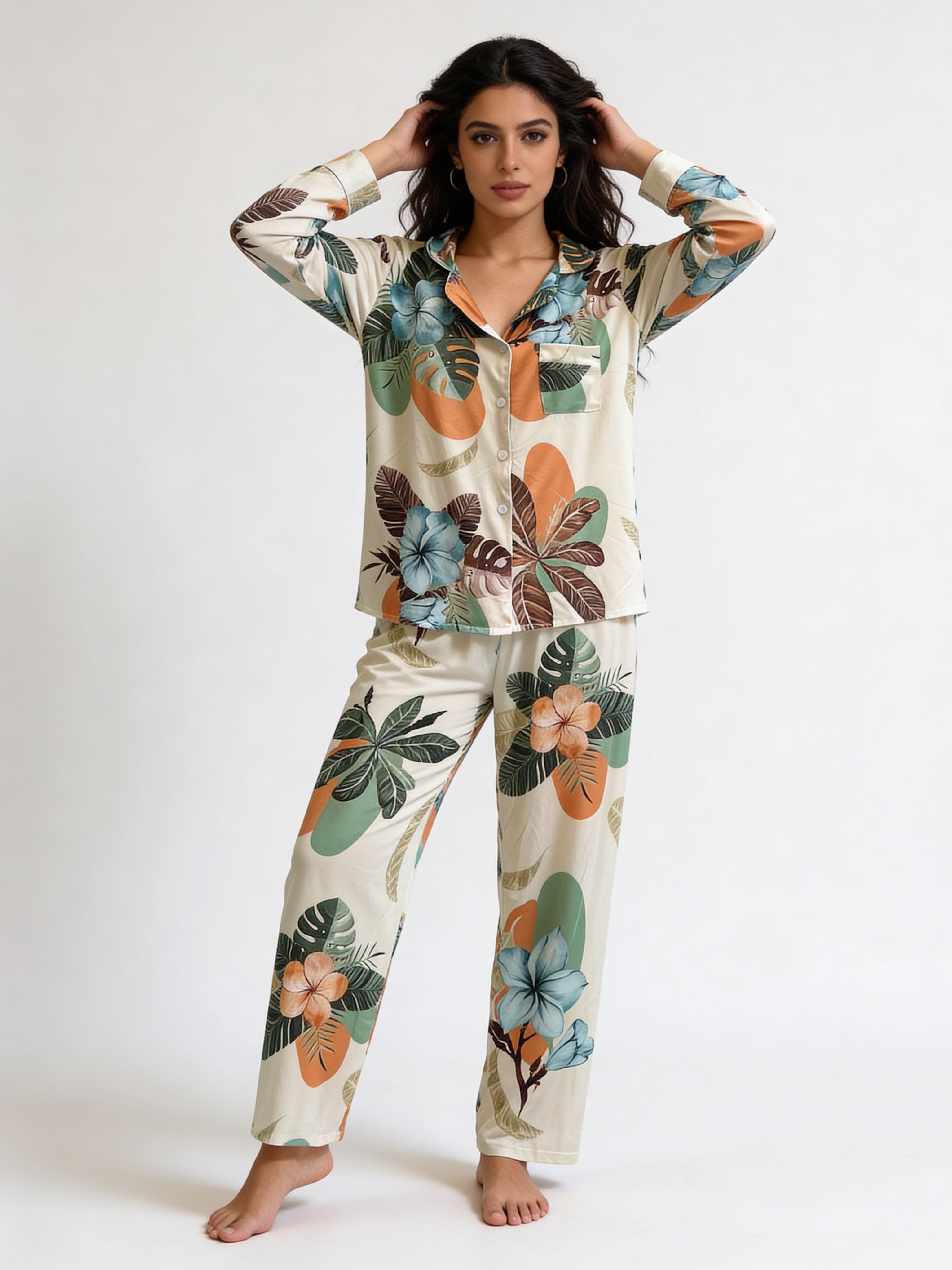 Sahara buttoned set