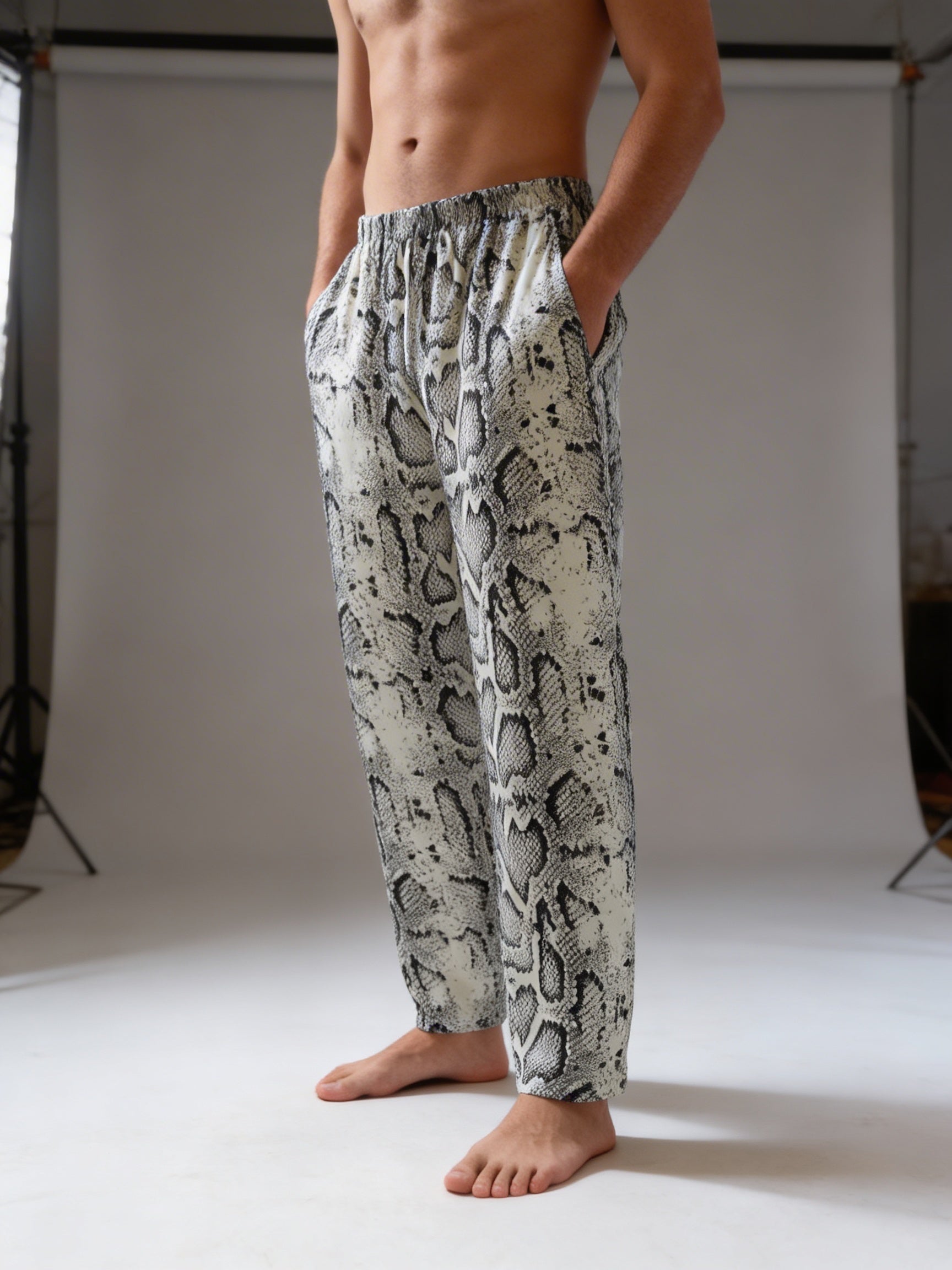 White snake pants