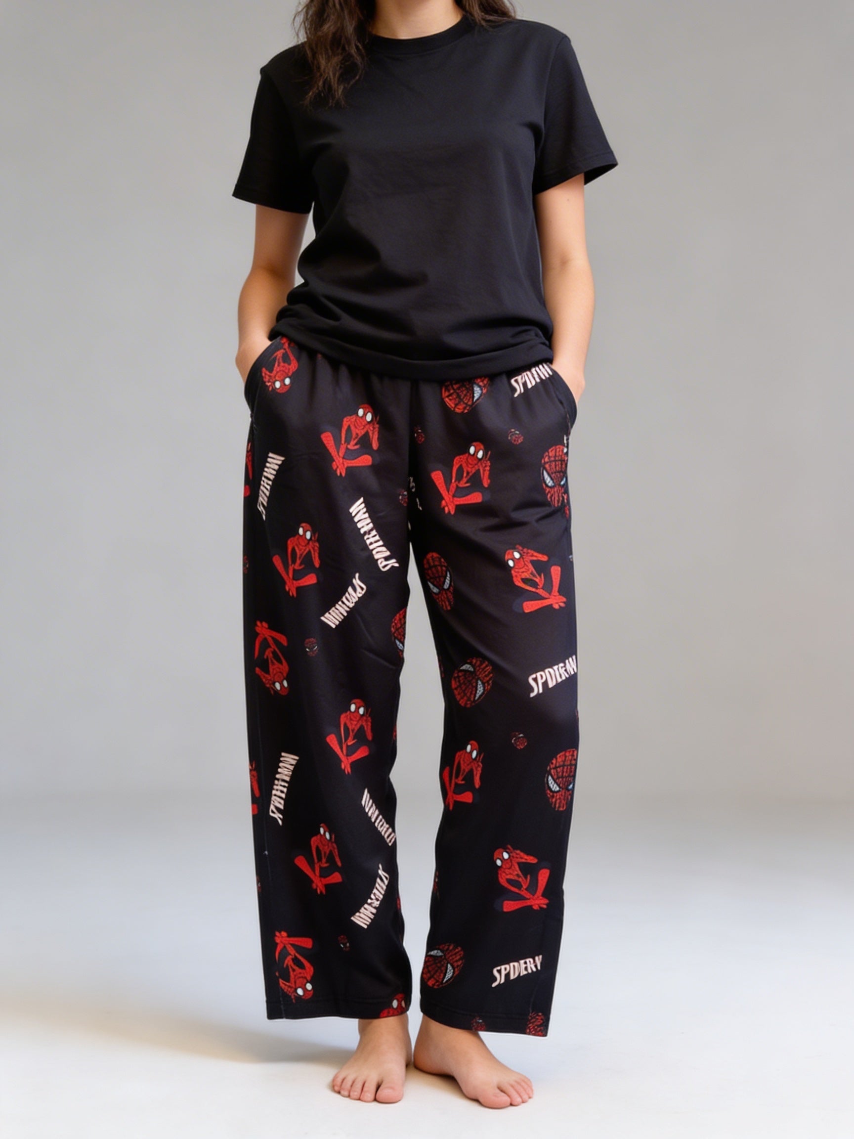 Spiderman pants only