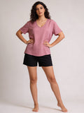 Cashmere viscose tshirt