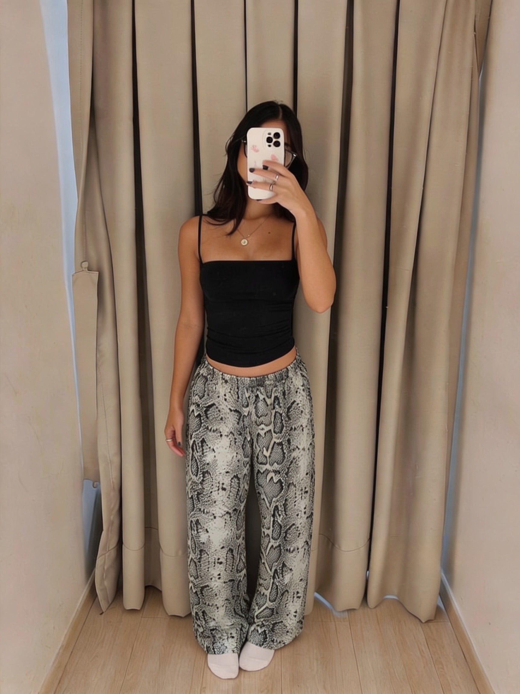White snake pants only