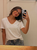 White Tshirt viscose