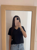 Black Tshirt viscose