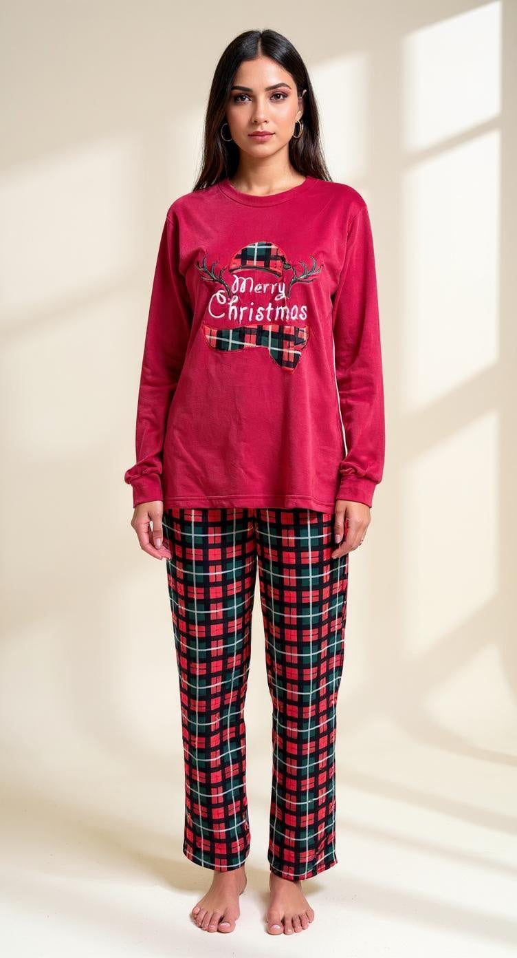 Red Merry Christmas set