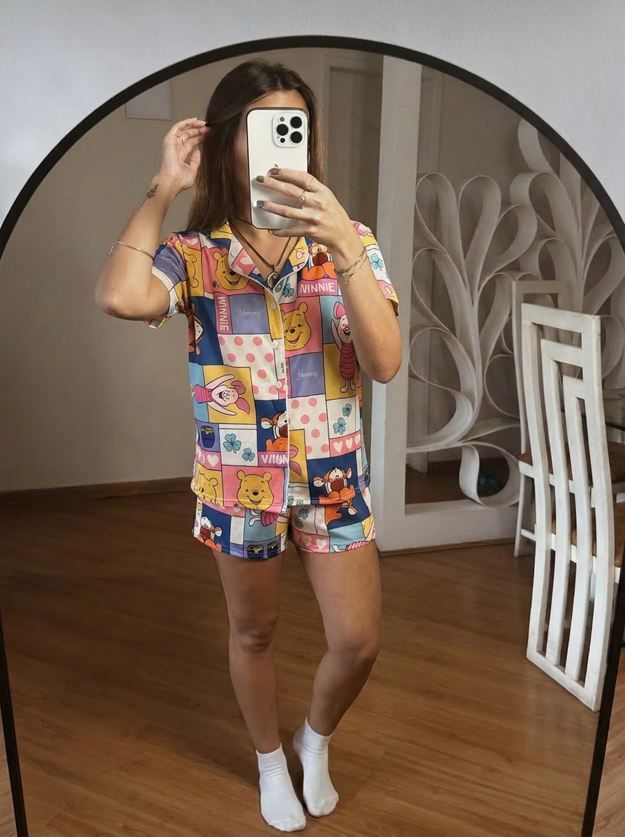 Winnie the pooh half sleeves set