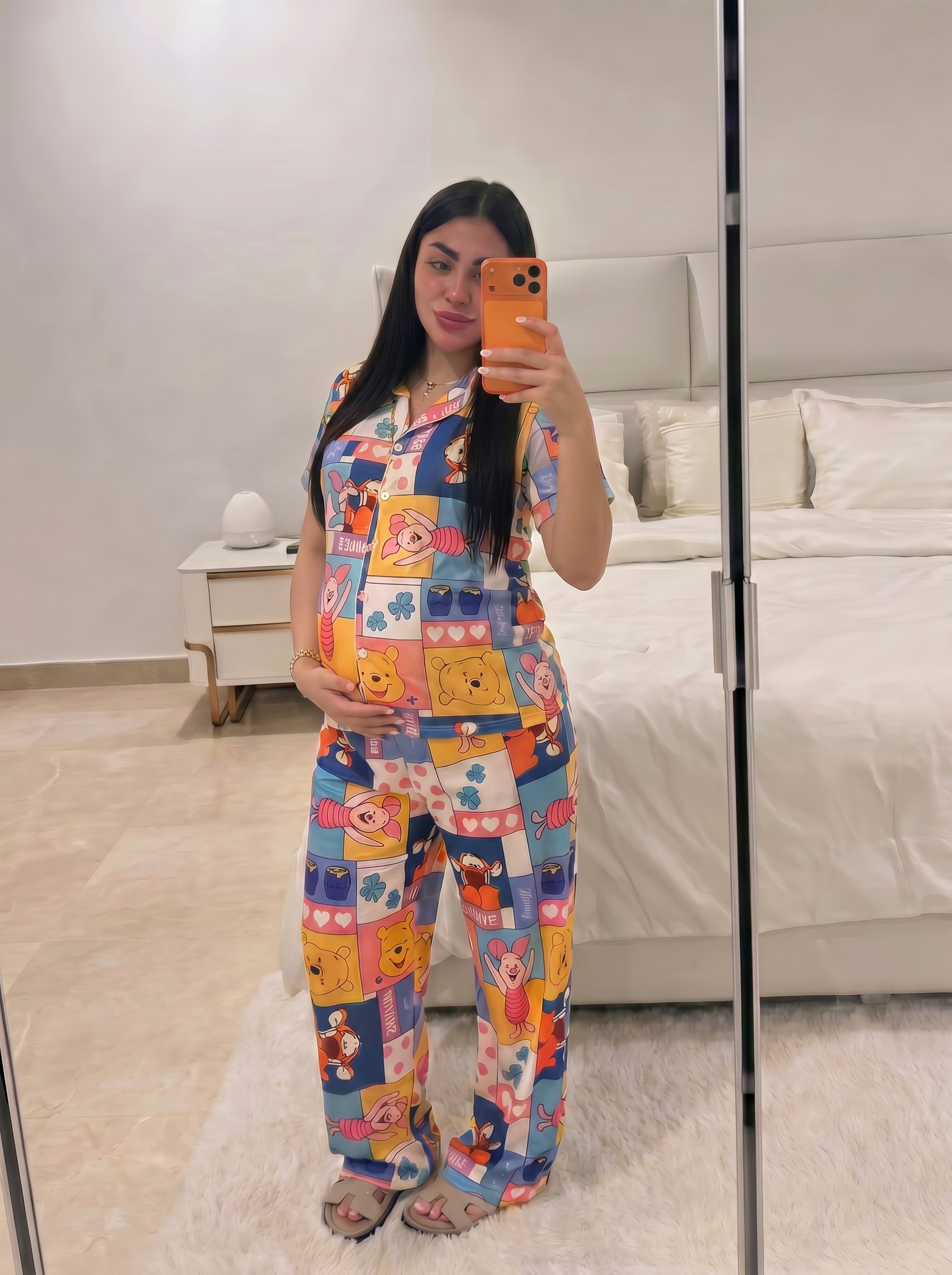 Winnie the pooh half sleeves and pants set