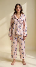 Blue roots Buttoned Velvet