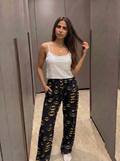 New batman pants with white cut top