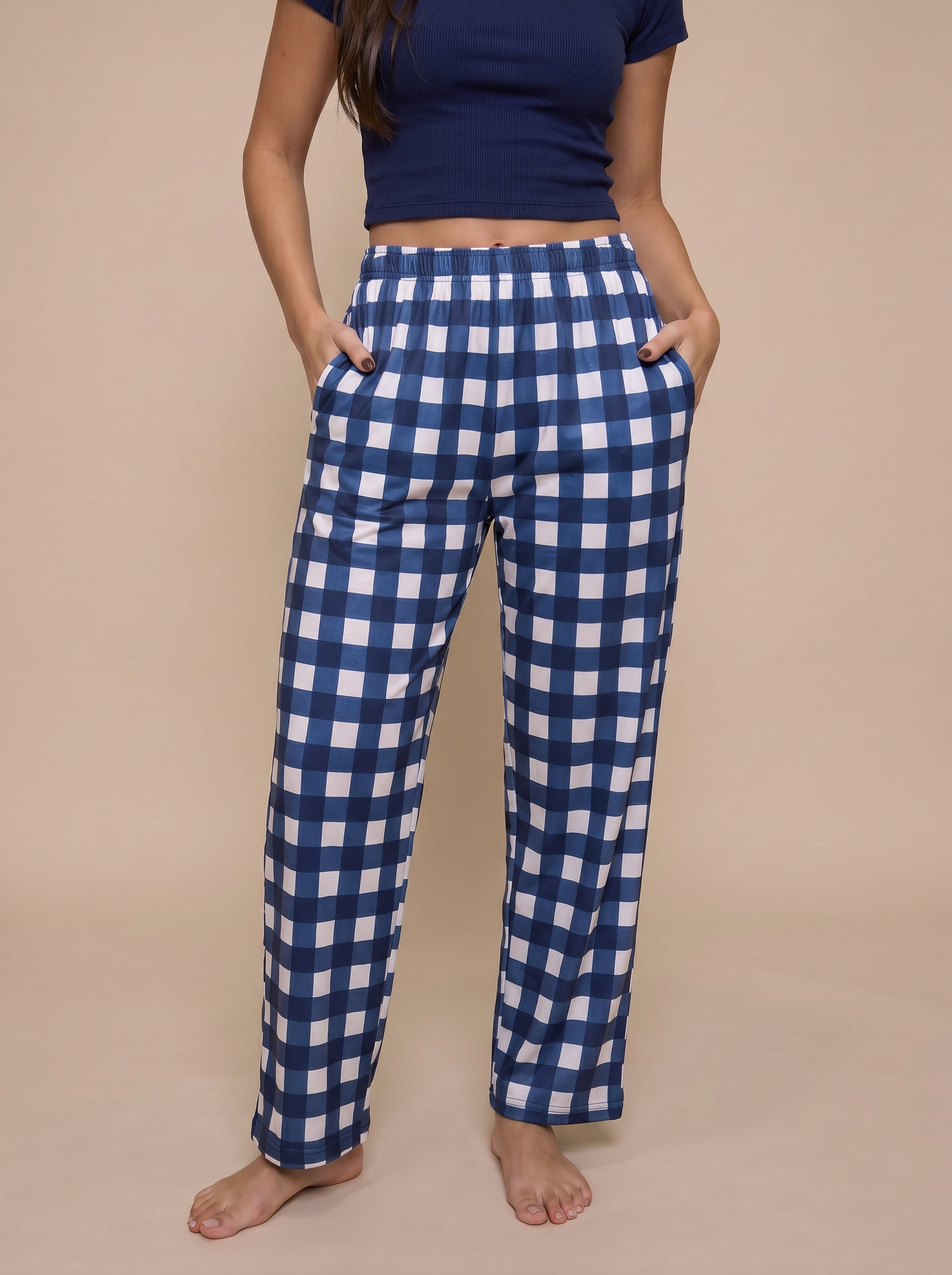 Blue careaux pants only