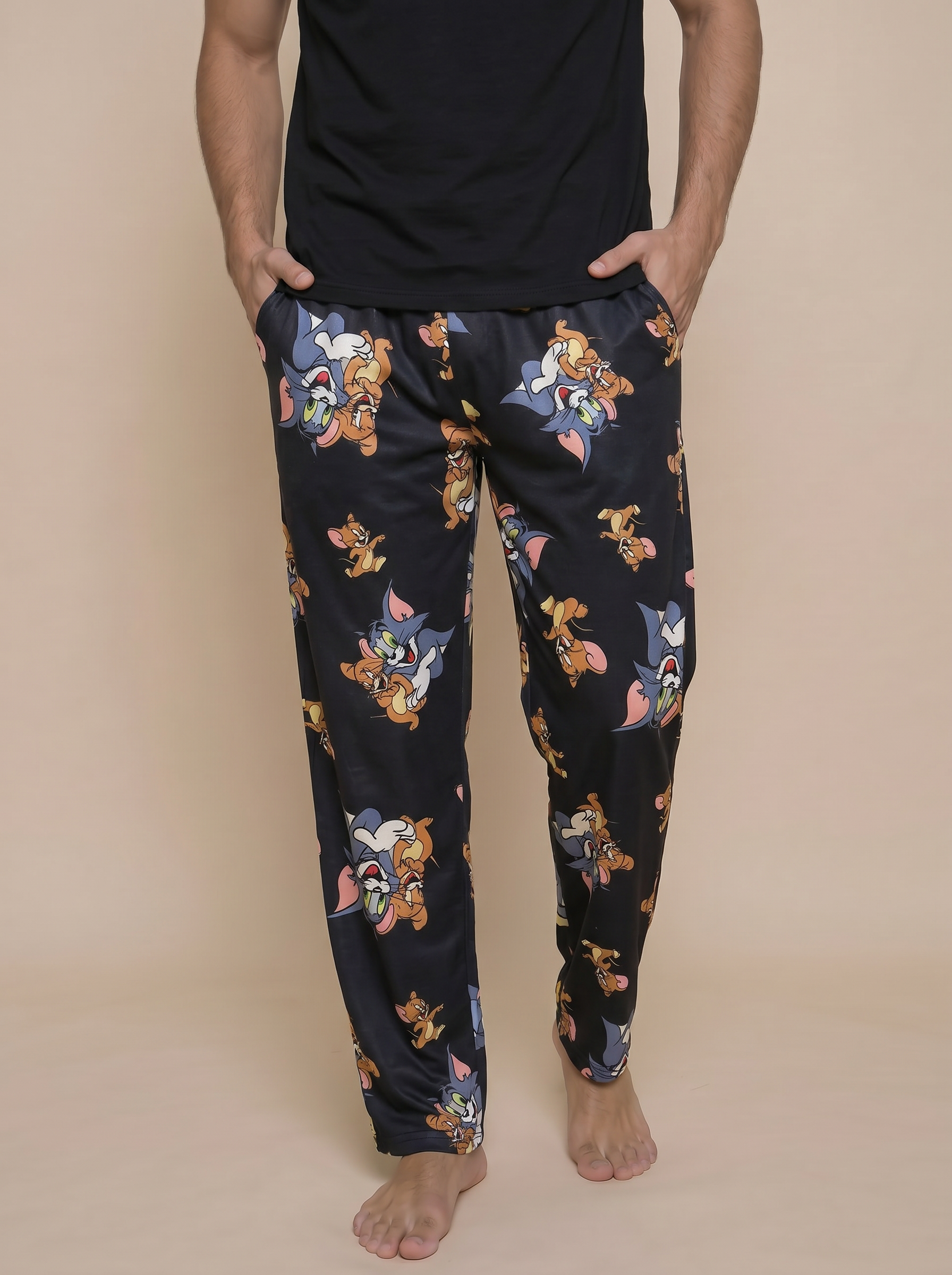 Black tom and jerry pants only