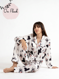 Cow buttoned set