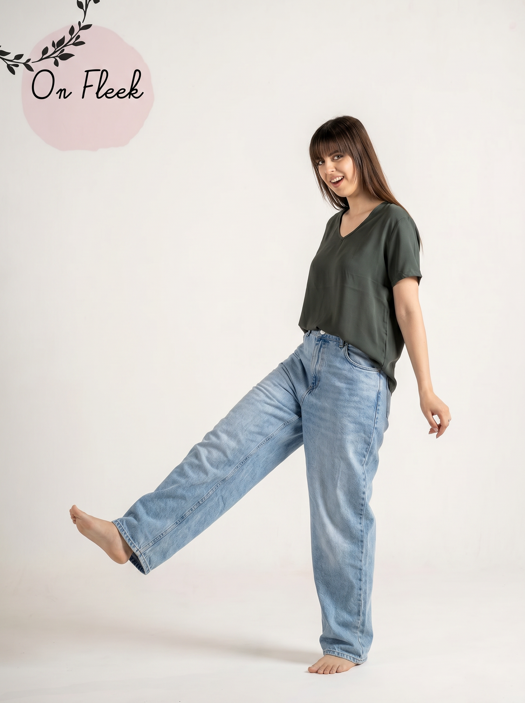 Olive Viscose Tshirt