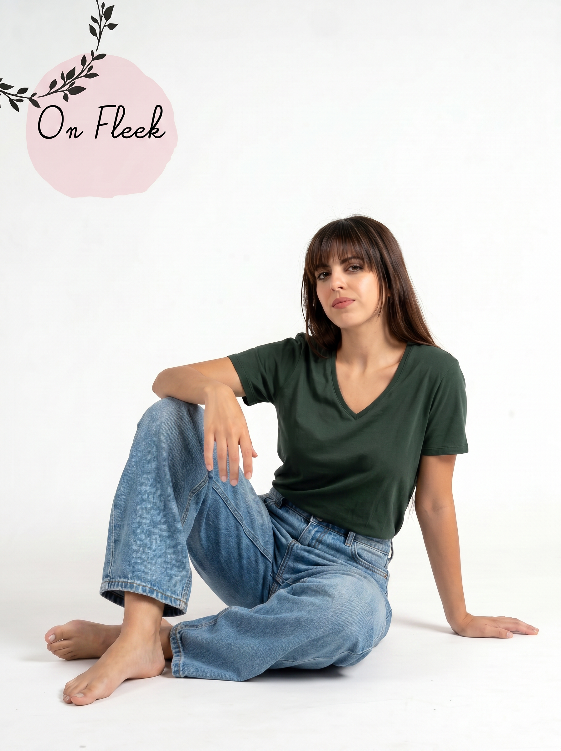 Green viscose Tshirt
