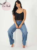 Black cut top