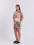 Winnie the pooh buttoned top and short